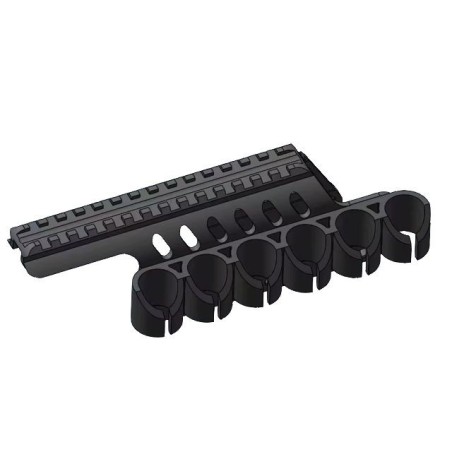 Montage rail picatinny et porte cartouche pour Fusil à pompe Remington 870