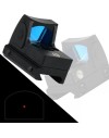 Micro red dot point rouge pour rail picatinny avec platine pour montage glock