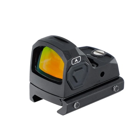 Micro red dot point rouge 2 MOA pour rail picatinny avec platine pour montage glock