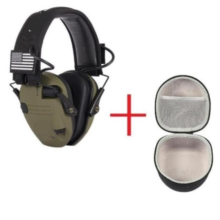Casque de protection auditive électronique coloris desert