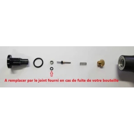 Adaptateur PCP pour Bouteille FX Airgun vers quik connect (pompe compresseur etc)