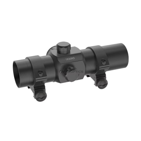 Red Dot Viseur point rouge 1x30 avec collier pour rail picatinny (Colliers de 11 mm possible)