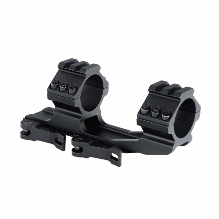 Monobloc déporté avec attache rapide pour rail Picatinny et lunette avec tube de 25.4 (1") et 30 mm