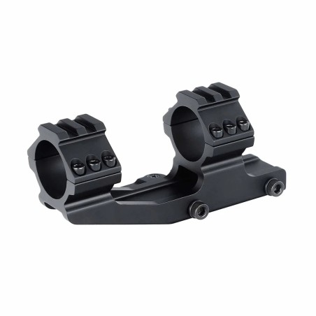 Monobloc déporté avec attache rapide pour rail Picatinny et lunette avec tube de 25.4 (1") et 30 mm