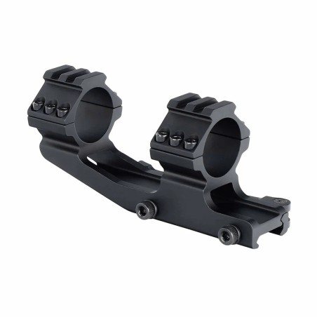 Monobloc déporté avec attache rapide pour rail Picatinny et lunette avec tube de 25.4 (1") et 30 mm