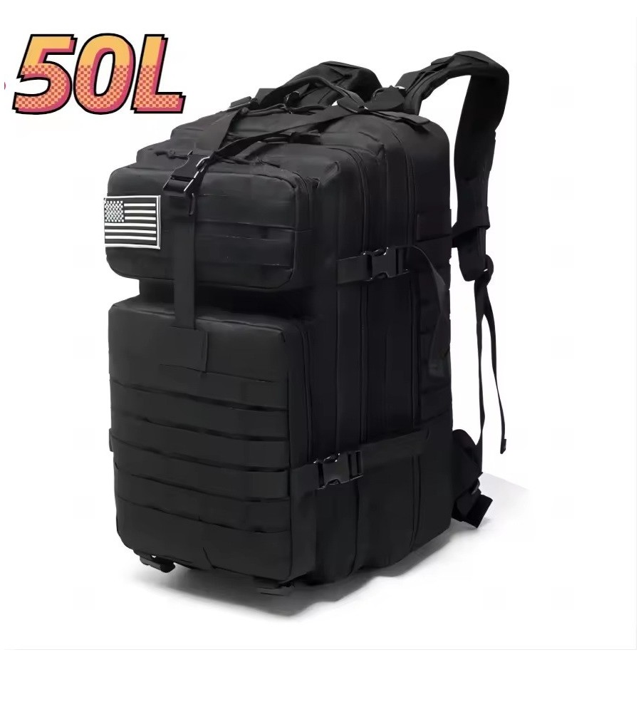 Sac à dos tactique 50 Litres noire