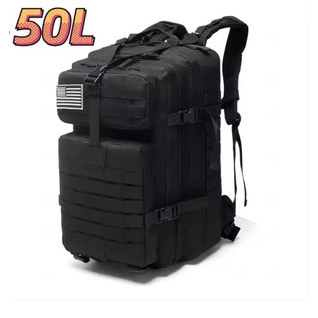Sac à dos tactique 50 Litres noire