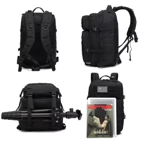 Sac à dos tactique 50 Litres noire