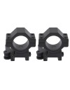 Colliers de fixation bas avec attache rapide pour lunette de tir rail 22 mm diamètre 25,4 / 30 mm