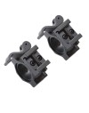 Colliers de fixation bas avec attache rapide pour lunette de tir rail 22 mm diamètre 25,4 / 30 mm