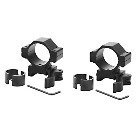 Colliers de fixation bas avec attache rapide pour lunette de tir rail 22 mm diamètre 25,4 / 30 mm