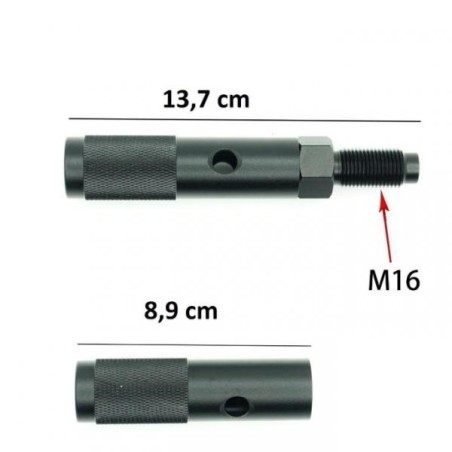 Adaptateur CO2 88 vers 1x 12 grammes compatible Umarex MCX et MPX