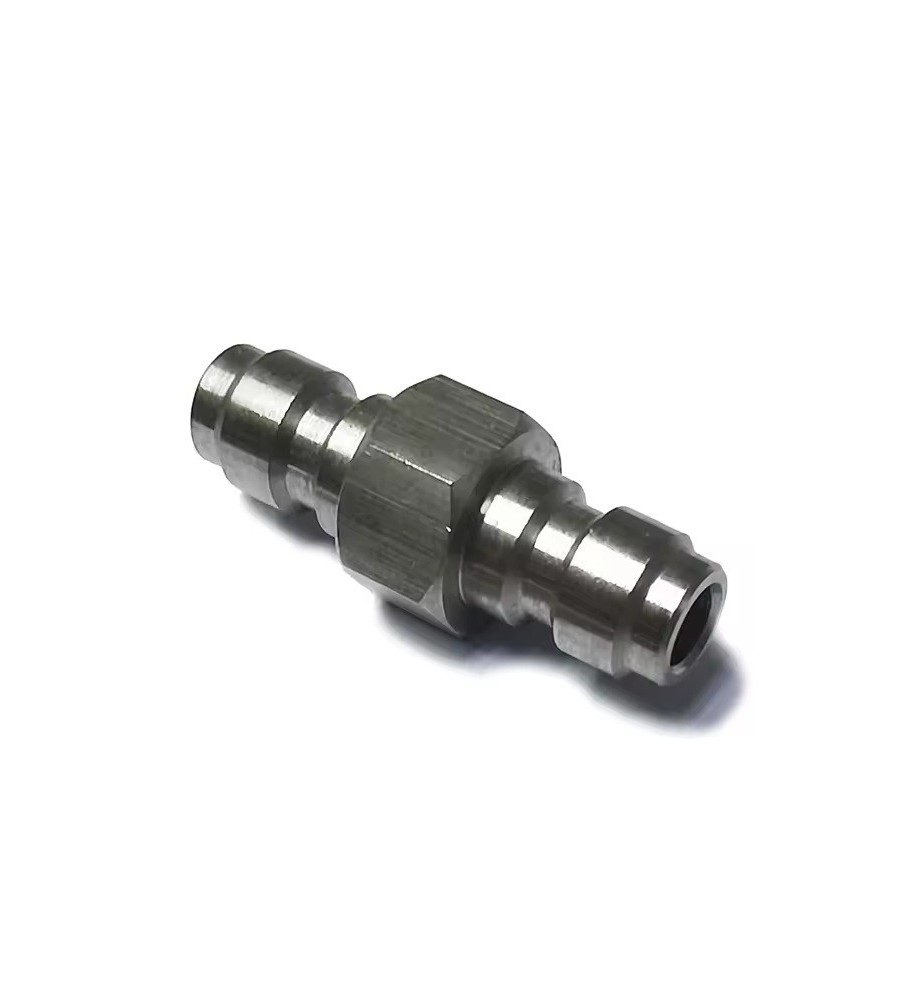 Adaptateur PCP Quick Connect Mâle/Mâle - Inox - 8mm Standard