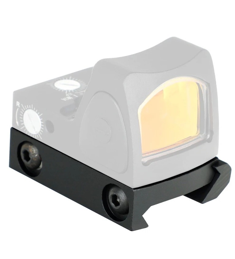 Support Picatinny Profil Bas pour Viseur RMR/SRO en Aluminium 6061-T6