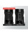 Red Dot 3x44 avec Zoom, Point Rouge et Vert – Rail 11/22 mm – Résistan