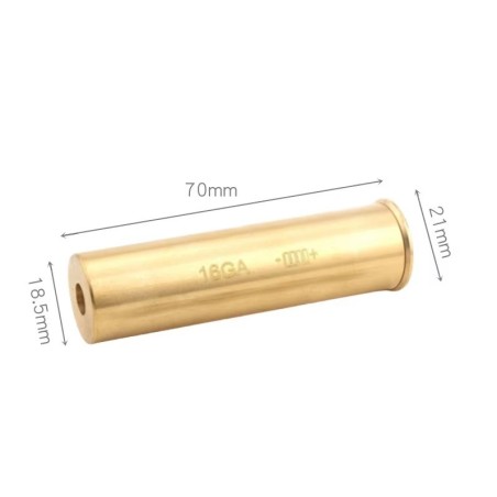 Cartouche Laser Rouge de Réglage pour Fusil Calibre 16 GA - Pratique e