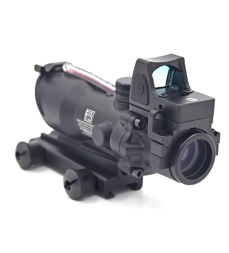 Viseur Point Rouge ACOG 4x32 Avec Fibre Optique – InTheTarget – Neuf