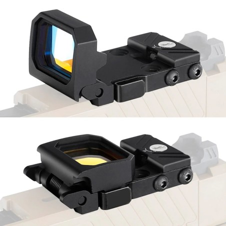 Viseur Point Rouge Mini Pliable Flip-Up – 3 MOA avec Montage Picatinny