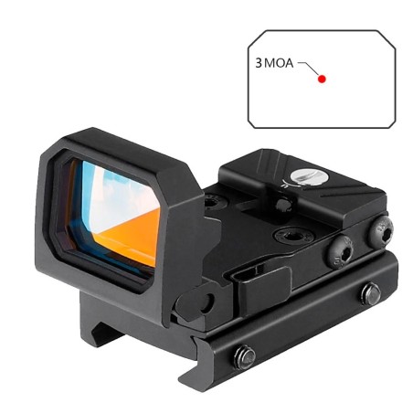 Viseur Point Rouge Mini Pliable Flip-Up – 3 MOA avec Montage Picatinny
