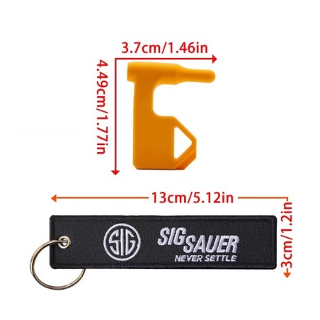 Porte Clef témoin de chambre universel vide Sig Sauer