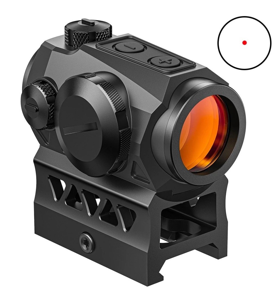Red Dot MRS 2MOA pour tous calibres avec élévateur tunnel pour rail picatinny