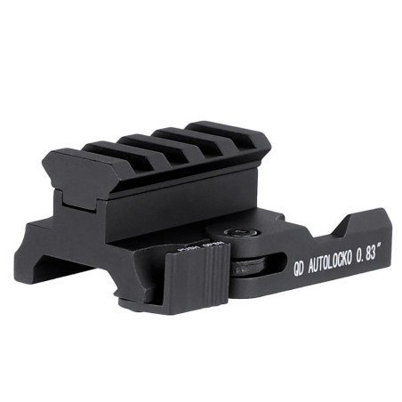 Réhausse de rail picatinny de 2,1 cm avec attache rapide