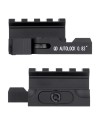 Réhausse de rail picatinny de 2,1 cm avec attache rapide