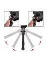 Bipied tactique rotatif et pivotant avec fixation attache rapide pour rail picatinny