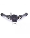 Bipied tactique rotatif et pivotant avec fixation attache rapide pour rail picatinny