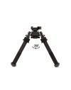 Bipied tactique rotatif et pivotant avec fixation attache rapide pour rail picatinny