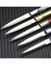 Stylo ouvre lettre lame cachés en acier inoxydable Coloris aux choix