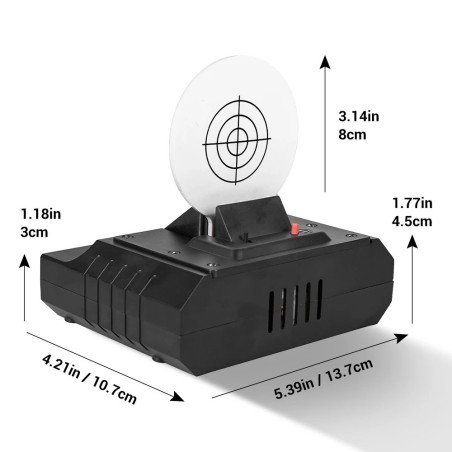 Cible Électronique Basculante pour Entraînement Laser – Réinitialisati