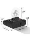 Cible Électronique Basculante pour Entraînement Laser – Réinitialisati