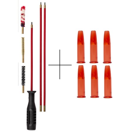 Kit de Nettoyage Calibre .22 LR – 3 Écouvillons + 6 Cartouches de Mani