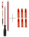 Kit de Nettoyage Calibre .22 LR – 3 Écouvillons + 6 Cartouches de Mani