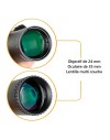 Lunette 1,75-10x24 LR WA SFP tube de 30 mm et colliers aux choix