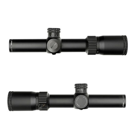 Lunette 1,75-10x24 LR WA SFP tube de 30 mm et colliers aux choix