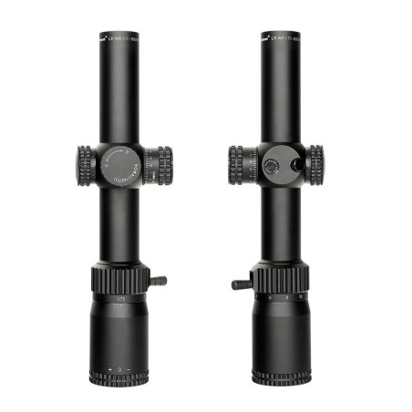 Lunette 1,75-10x24 LR WA SFP tube de 30 mm et colliers aux choix