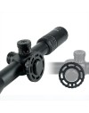 Lunette de tir 5-25x50 FFP pour calibre jusqu'à .308 avec colliers aux choix