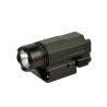 Lampe tactique strobo / zoom pour rail picatiny avec pile rechargeable