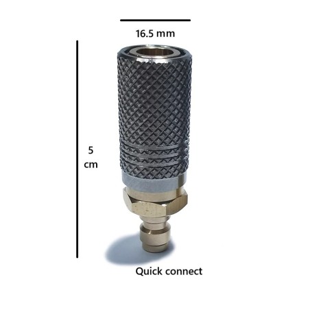 Adaptateur PCP Quick Connect Mâle/Femelle pour facilité le rechargement