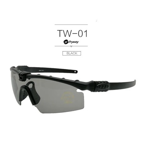 Lunette de protection avec 4 verres interchangeables dont un polarisé