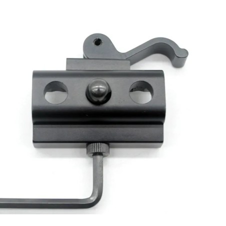 Adaptateur Grenadière pour bipied avec attache rapide sur rail Picatinny/weaver