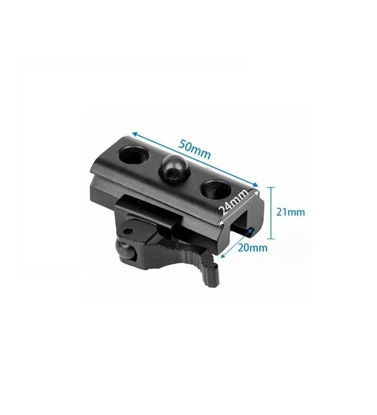 Adaptateur de trépied bipied pivotant pour élingue de rail réglable