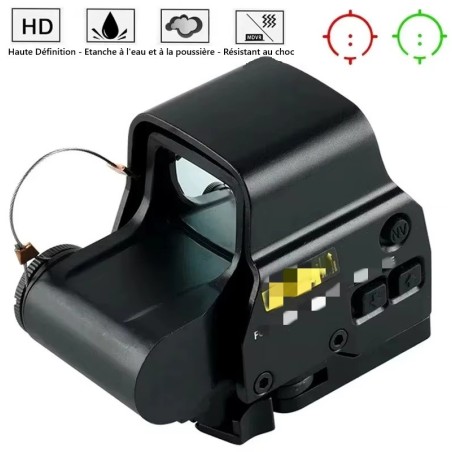 Pack Red Dot holographique et magnifier zoom X3 pour rail picatinny (