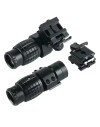 Pack Red Dot holographique et magnifier zoom X3 pour rail picatinny (