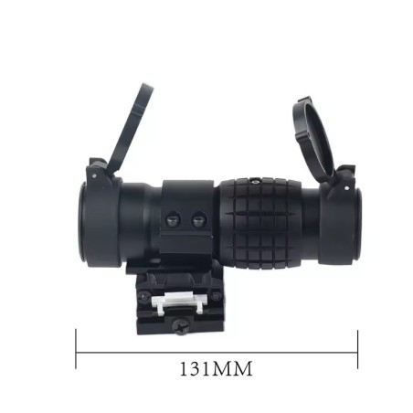 Pack Red Dot holographique et magnifier zoom X3 pour rail picatinny (