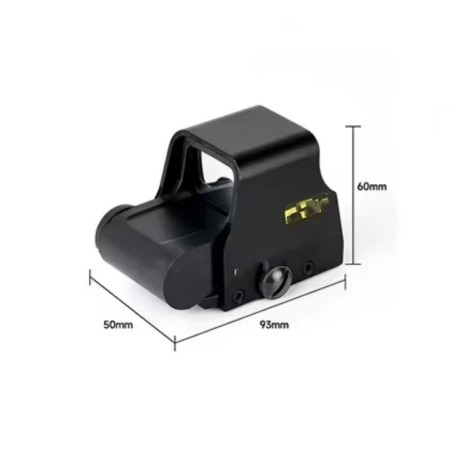 Pack Red Dot holographique et magnifier zoom X3 pour rail picatinny (