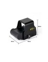 Pack Red Dot holographique et magnifier zoom X3 pour rail picatinny (