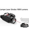 Lampe Laser Rouge sur batterie rechargeable 1000 Lumens Strobo